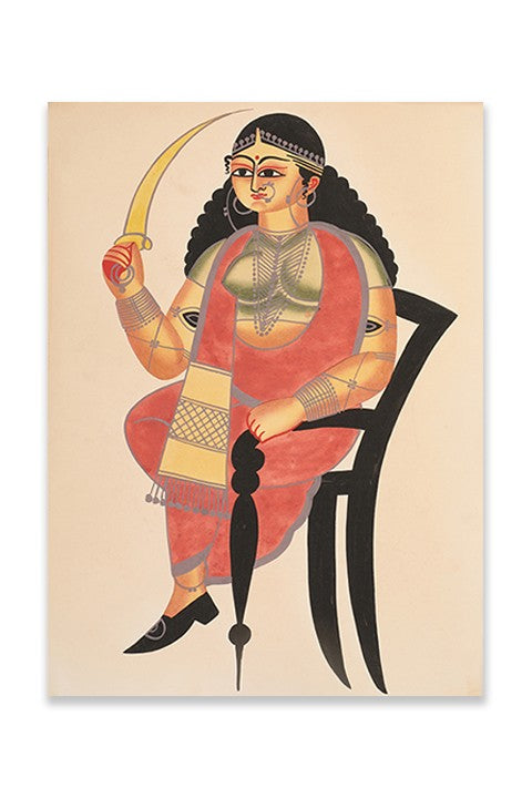 Woman Holding Sword