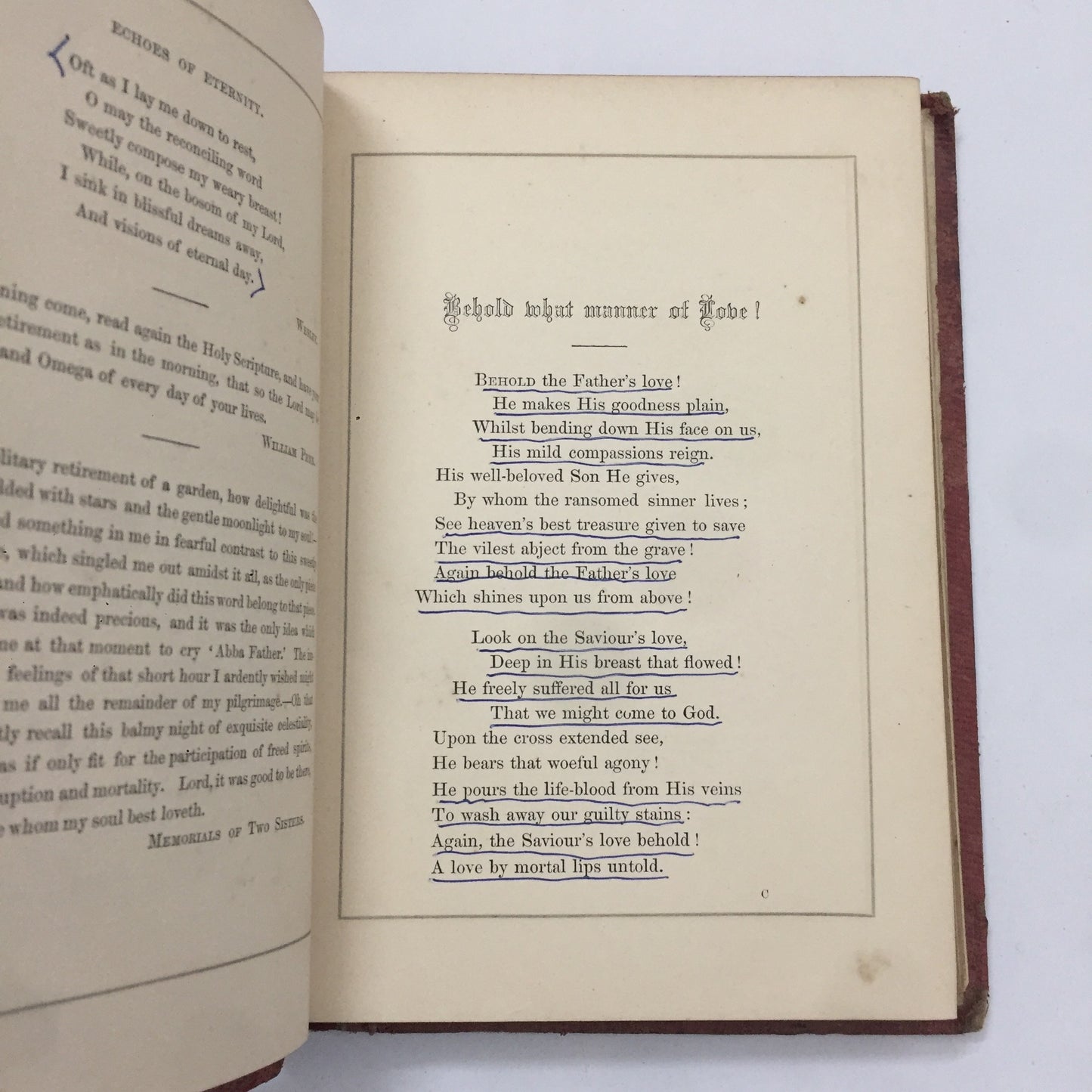 Echoes of Eternity by Henrietta J. Fry. (1859)