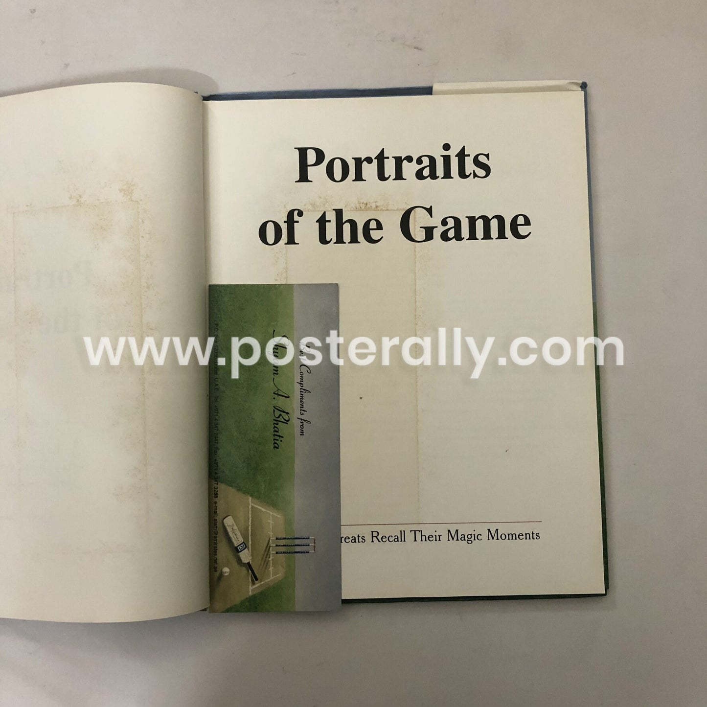 Portraits of the Game by Shyam Bhatia