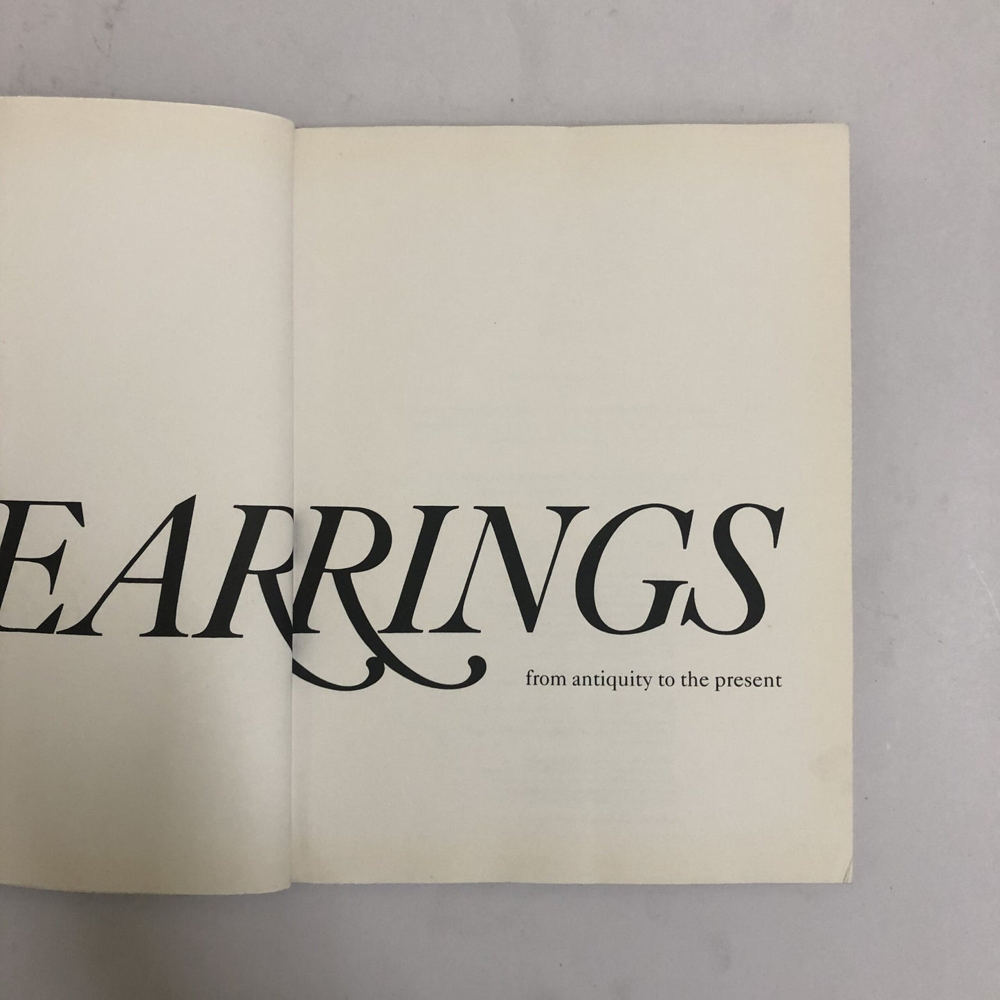 Earrings: From Antiquity to the Present – November 15, 1990 by Daniela Mascetti, Amanda Triossi