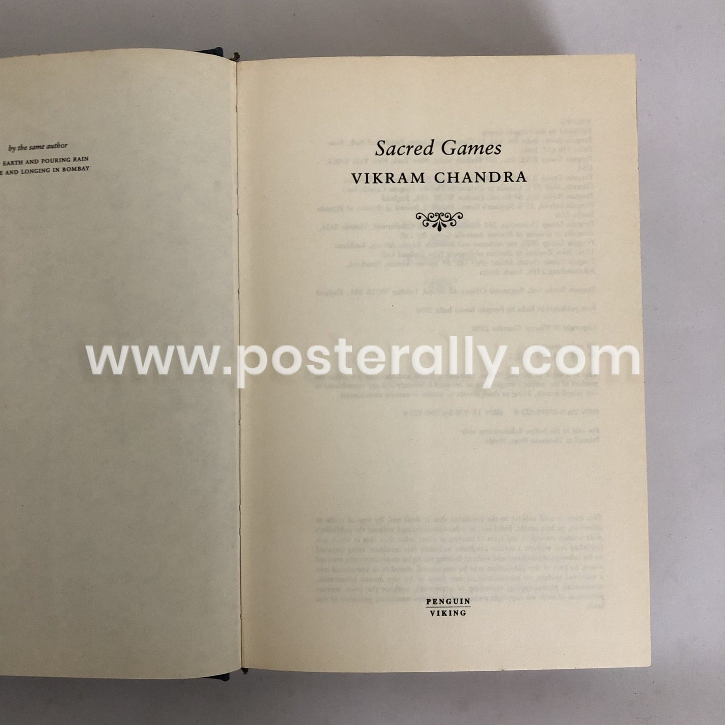 Sacred Games by Vikram Chandra (first edition)