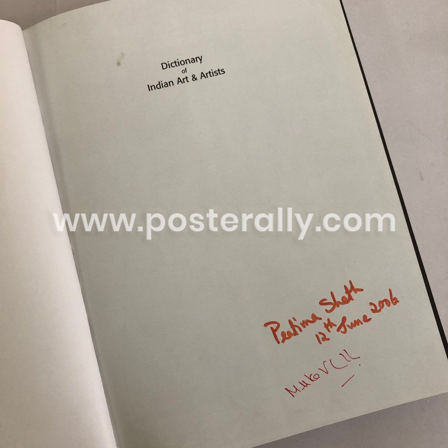Dictionary of Indian Art and Artists by Pratima Sheh (Author Signed First Edition, 2006)