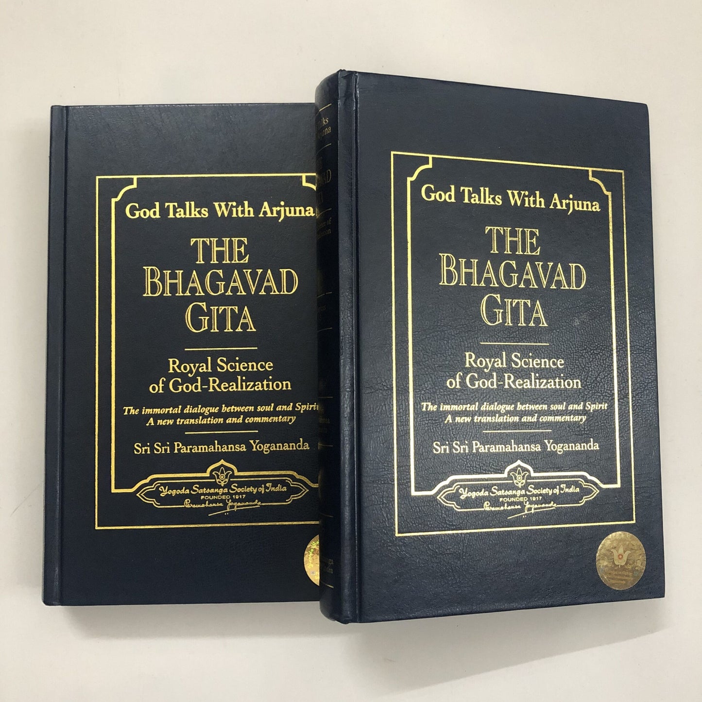 God Talks With Arjuna: The Bhagavad Gita by Sri Sri Paramahansa Yogananda - Set of 2