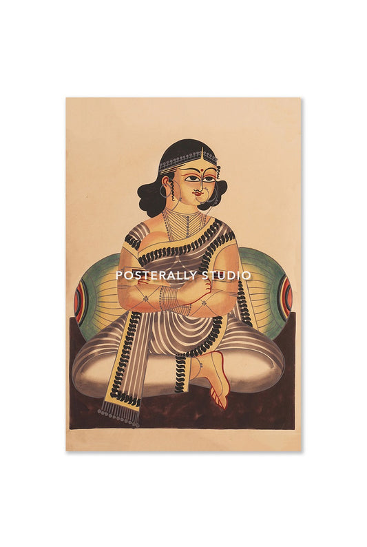 A Woman With Folded Hands