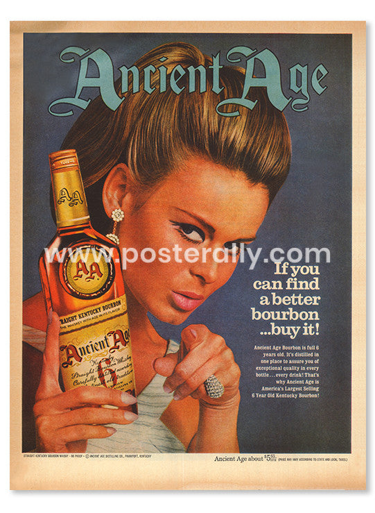Ancient Age Bourbon (1960's)