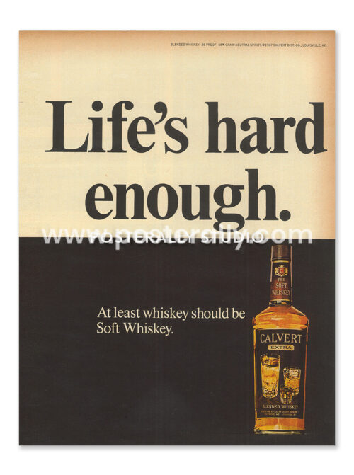 Calvert Whiskey (1967)