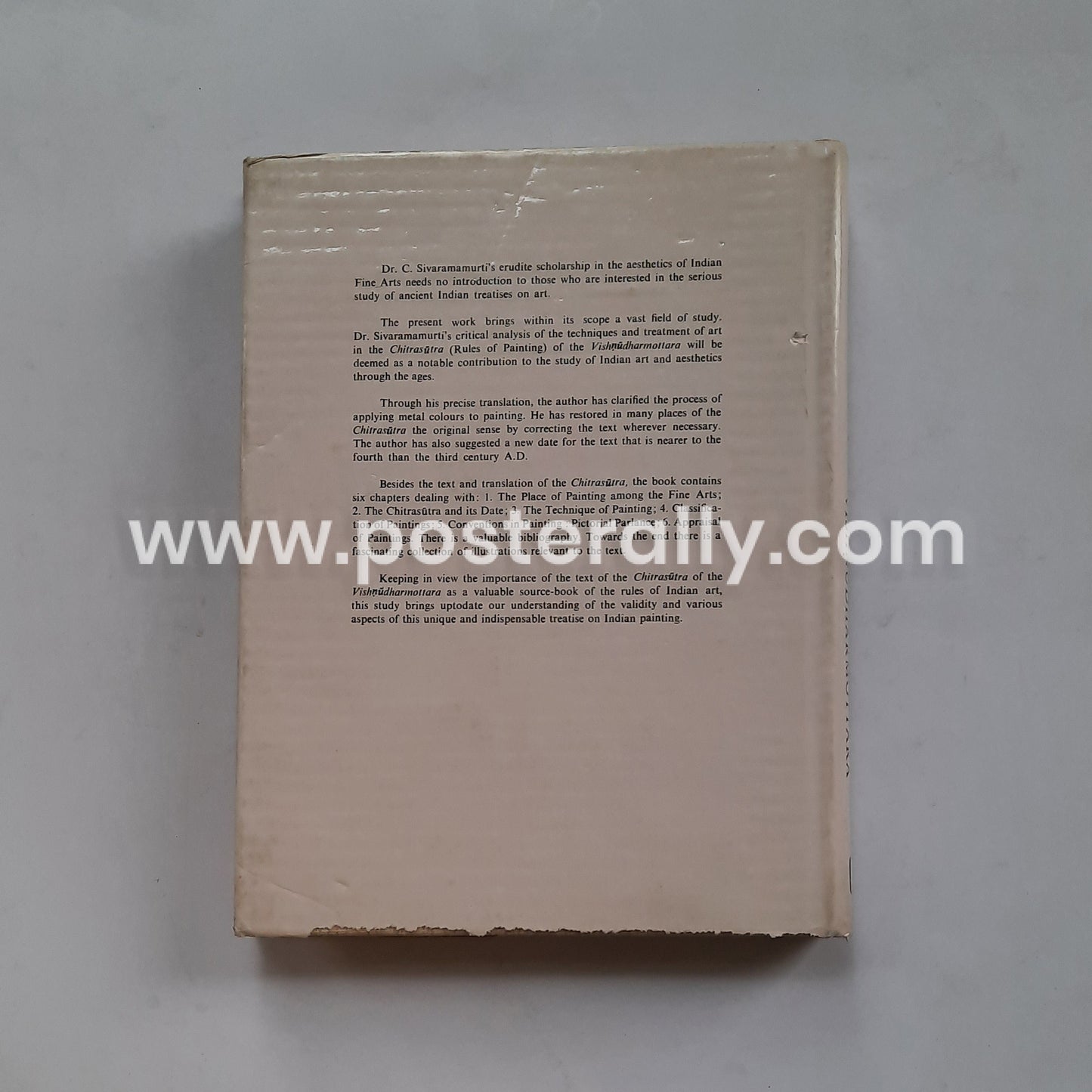 Chitrasutra of the Vishnudharmottara by C. Sivaramamurti (1978)