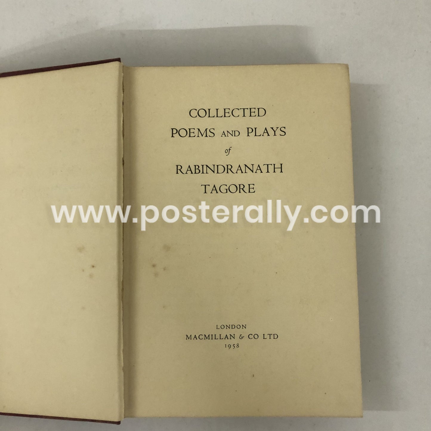 Collected Poems and Plays of Rabindranath Tagore by Rabindranath Tagore (1961)