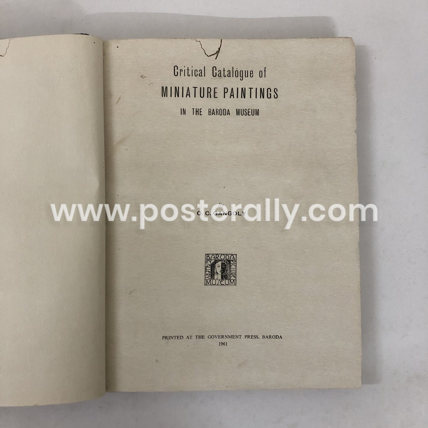 Critical Catalogue of Miniature Paintings in the Baroda Museum by O. C. Gangoly (1960)