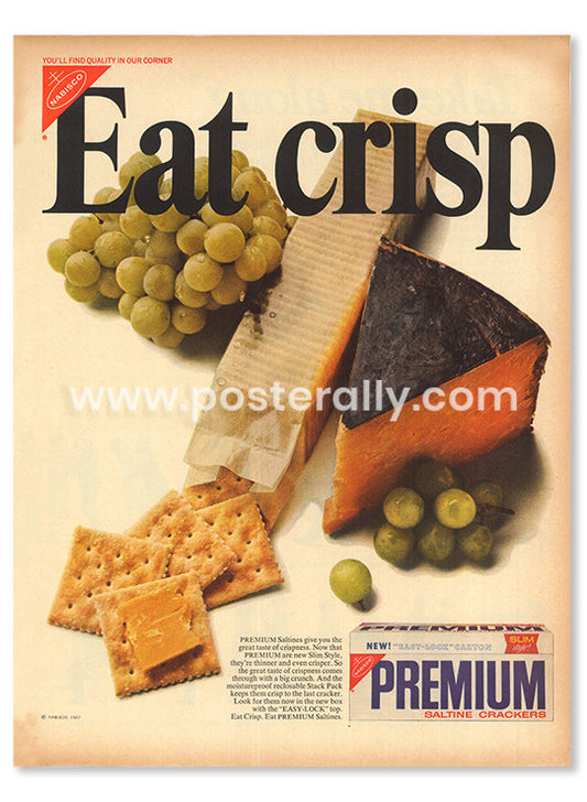 Eat Crisp Premium Saltine Crackers (1960's)