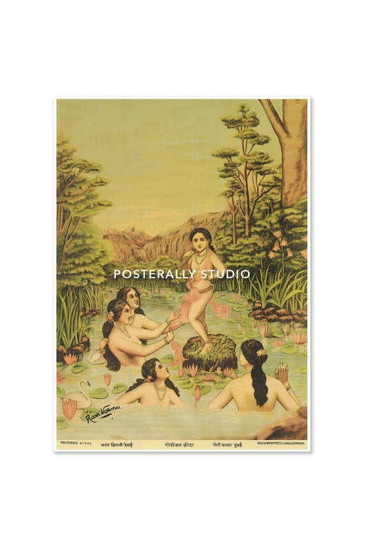Gopijal Krida by Raja Ravi Varma