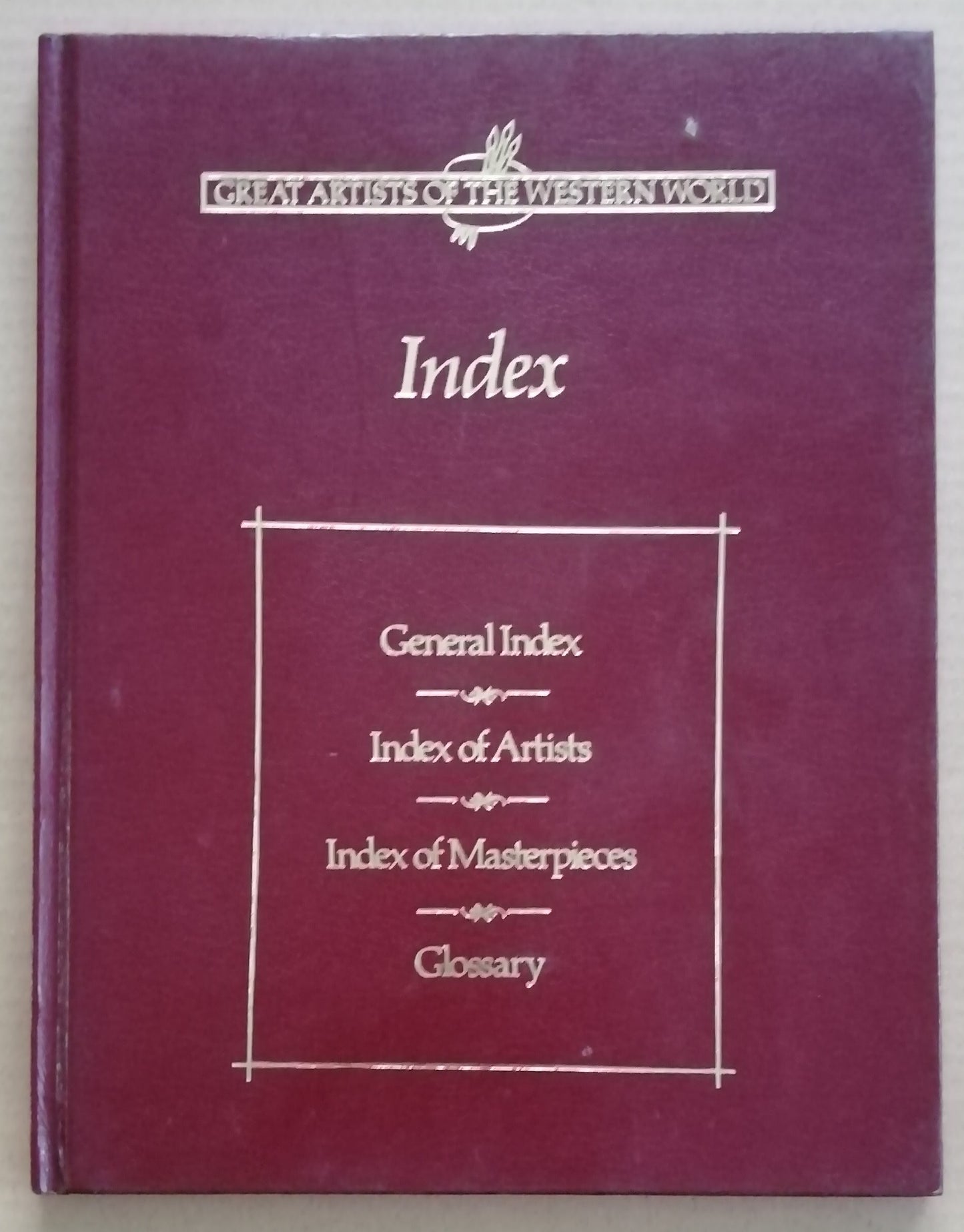 Great Artists of The Western World 2 - Index