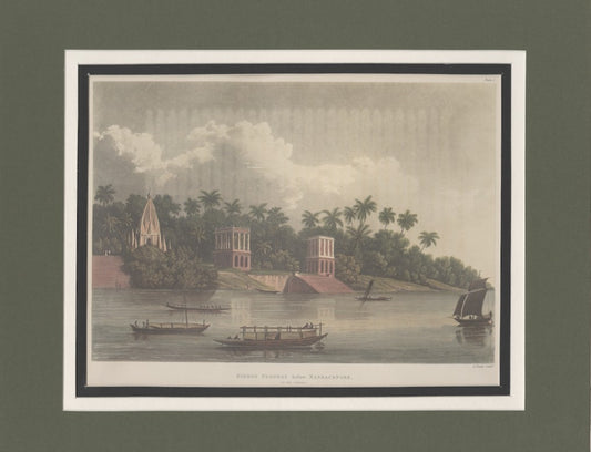 Ganga Jumna Series - Hindoo Pagodas below Barrakpore