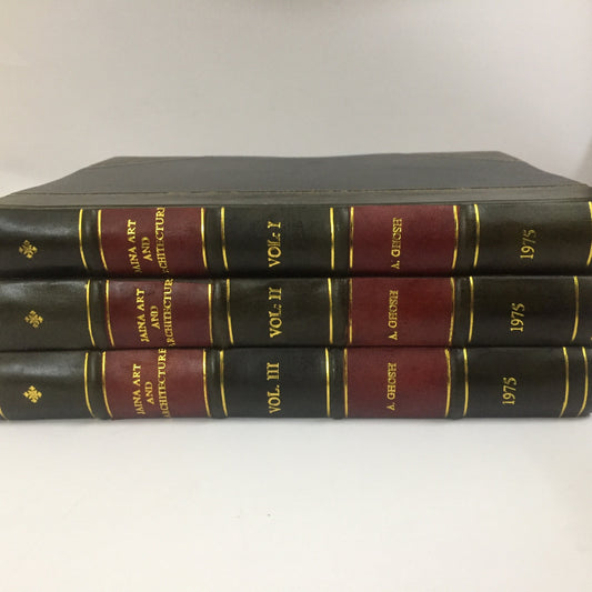 Jaina Art and Architecture by Amalananda Ghosh - Set of Vol I-II-III (1975)