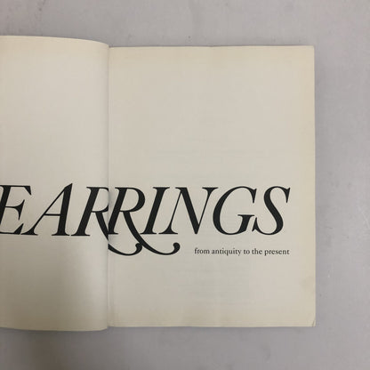 Earrings: From Antiquity to the Present – November 15, 1990 by Daniela Mascetti, Amanda Triossi