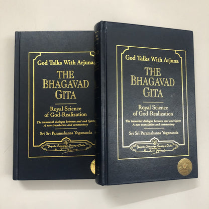 God Talks With Arjuna: The Bhagavad Gita by Sri Sri Paramahansa Yogananda - Set of 2
