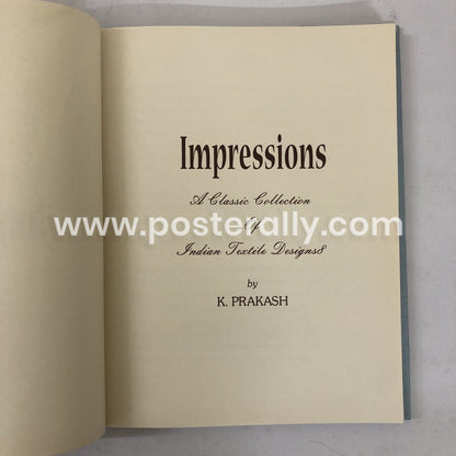 Impressions: A Classic Collection of Indian Textile Designs BY K Prakash