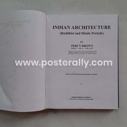 Indian Architecture (Buddhist And Hindu Period) by Percy Brown