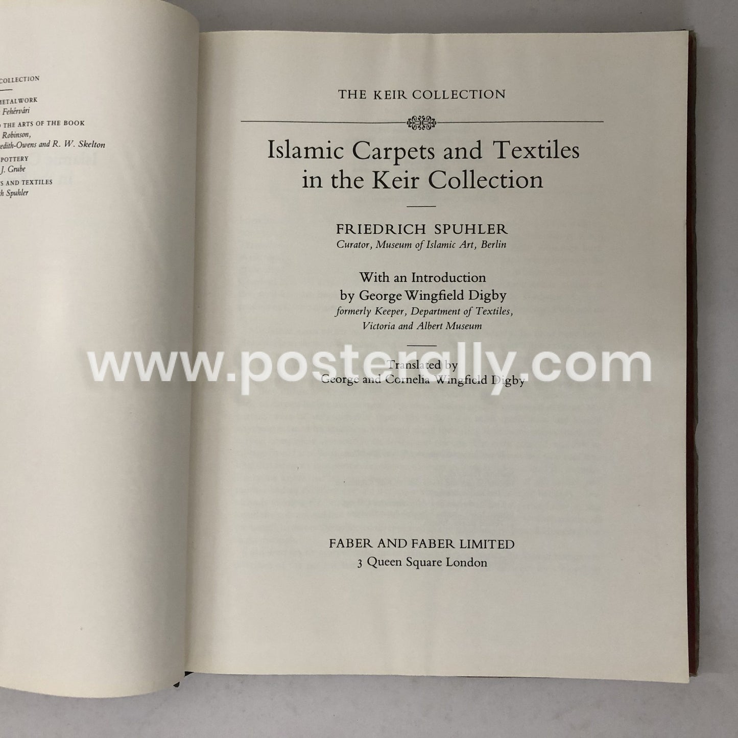 Islamic Carpets and Textiles in the Keir Collection by Friedrich Spuhler (1978)