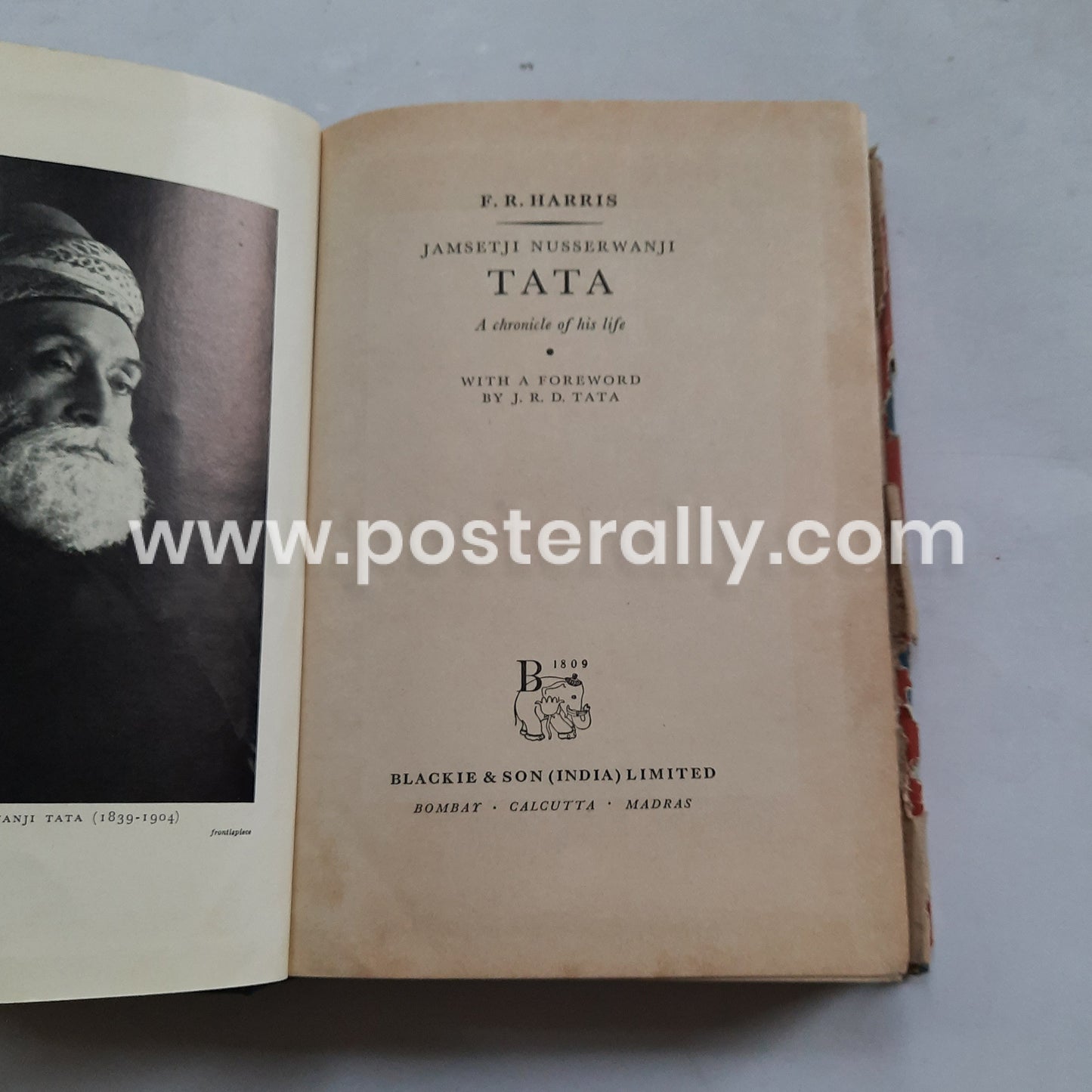 Jamsetji Nusserwanji TATA A Chronicle of His Life Hardcover – 1 January 1958 by Frank Harris