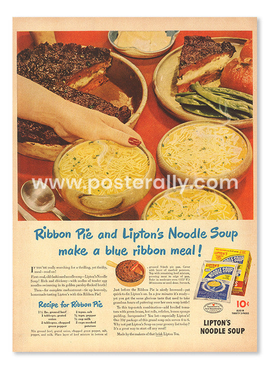 Lipton's Noodle Soup (1940's)
