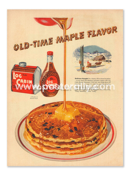 Log Cabin Maple Syrup (1950)