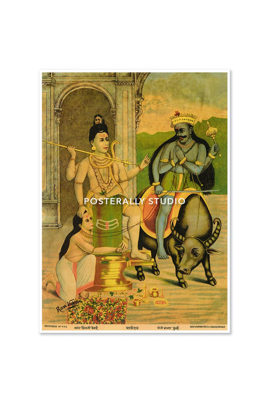 Markandey by Raja Ravi Varma