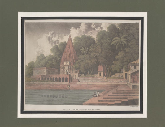 Ganga Jumna Series - Sacred Tank and Pagodas near Benares