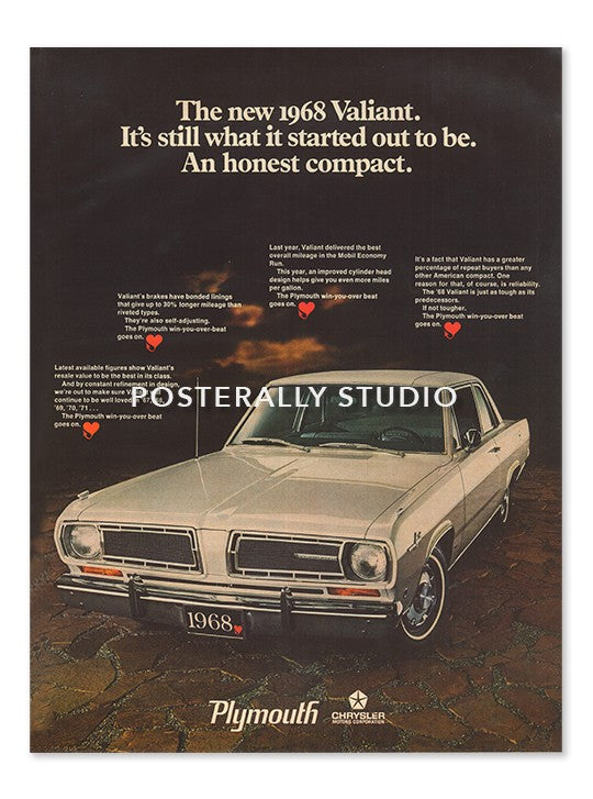 Plymouth Valiant Vintage Car (1968)