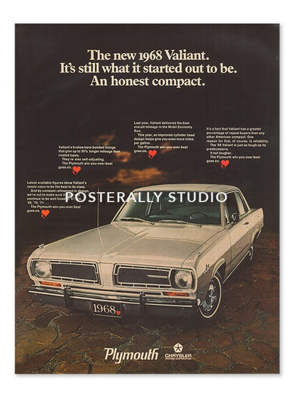 Plymouth Valiant Vintage Car (1968)