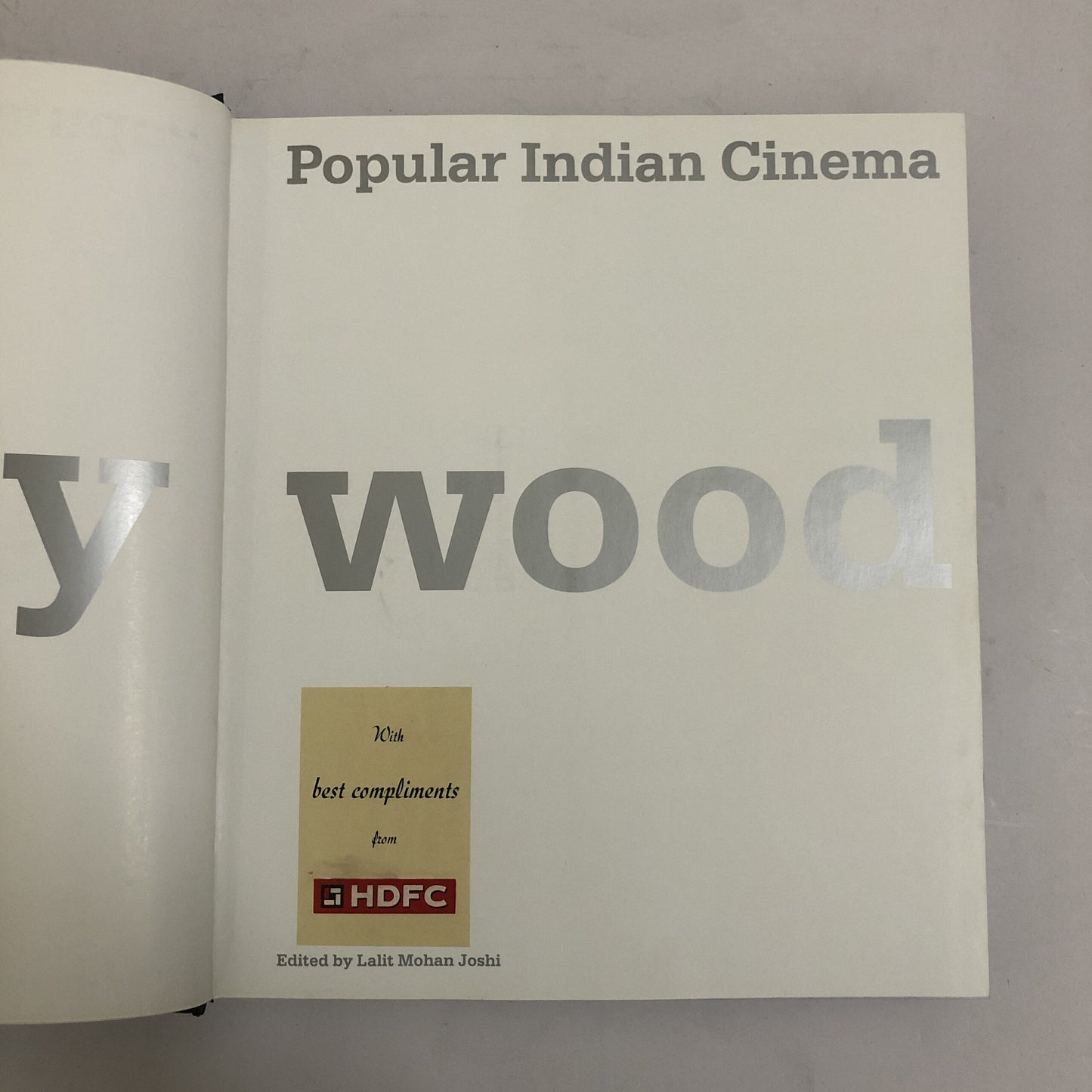 Bollywood: Popular Indian Cinema by Lalit Mohan Joshi (July 2002)