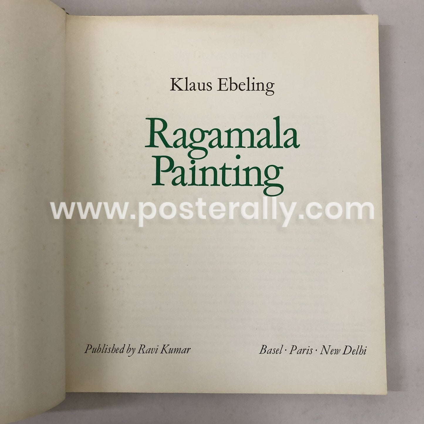 Ragamala Painting by Klaus Ebeling (1973)