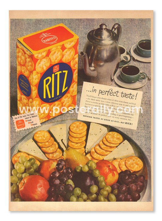 Ritz Crackers (1940's) – Posterally Studio