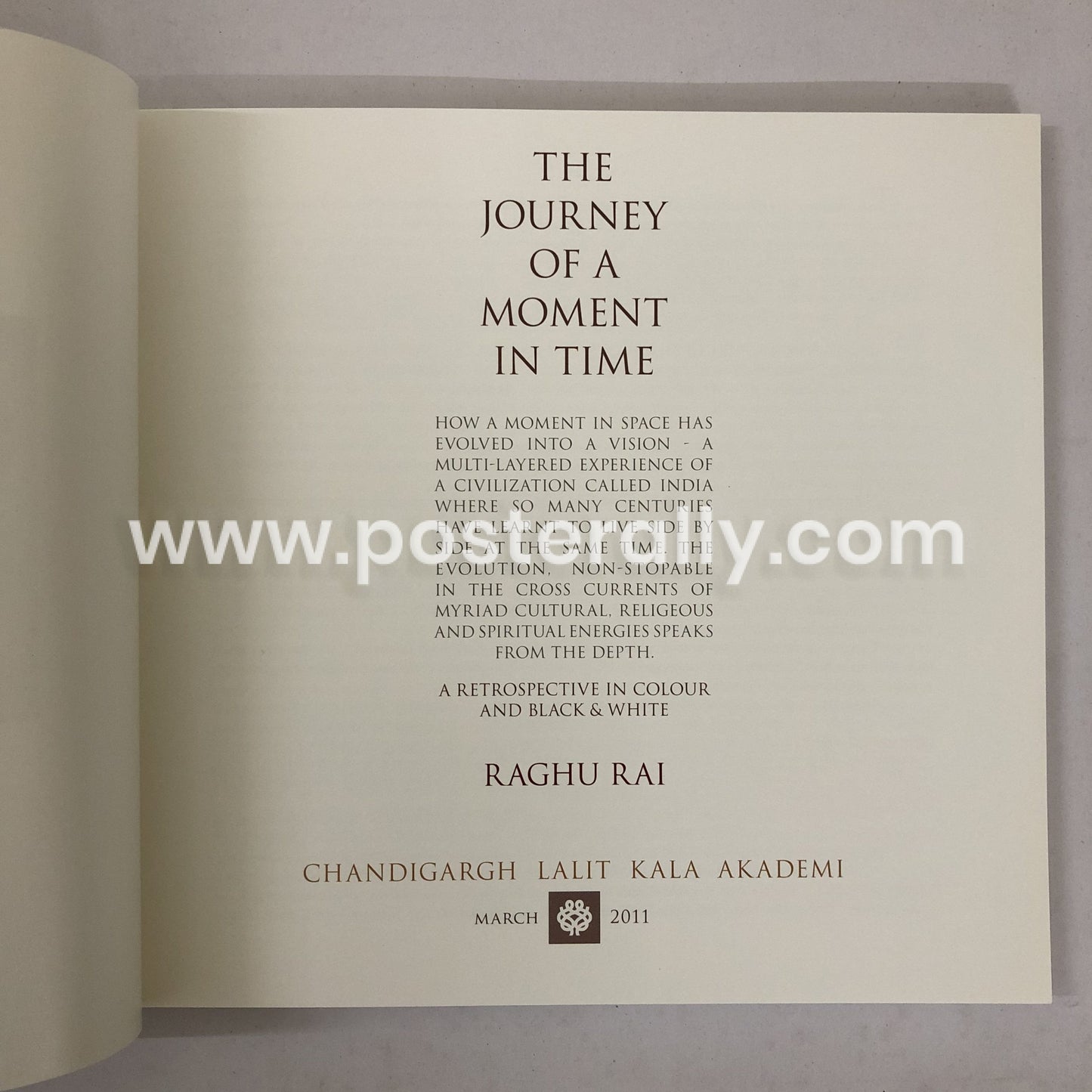 The Journey of a Moment in Time by Raghu Rai