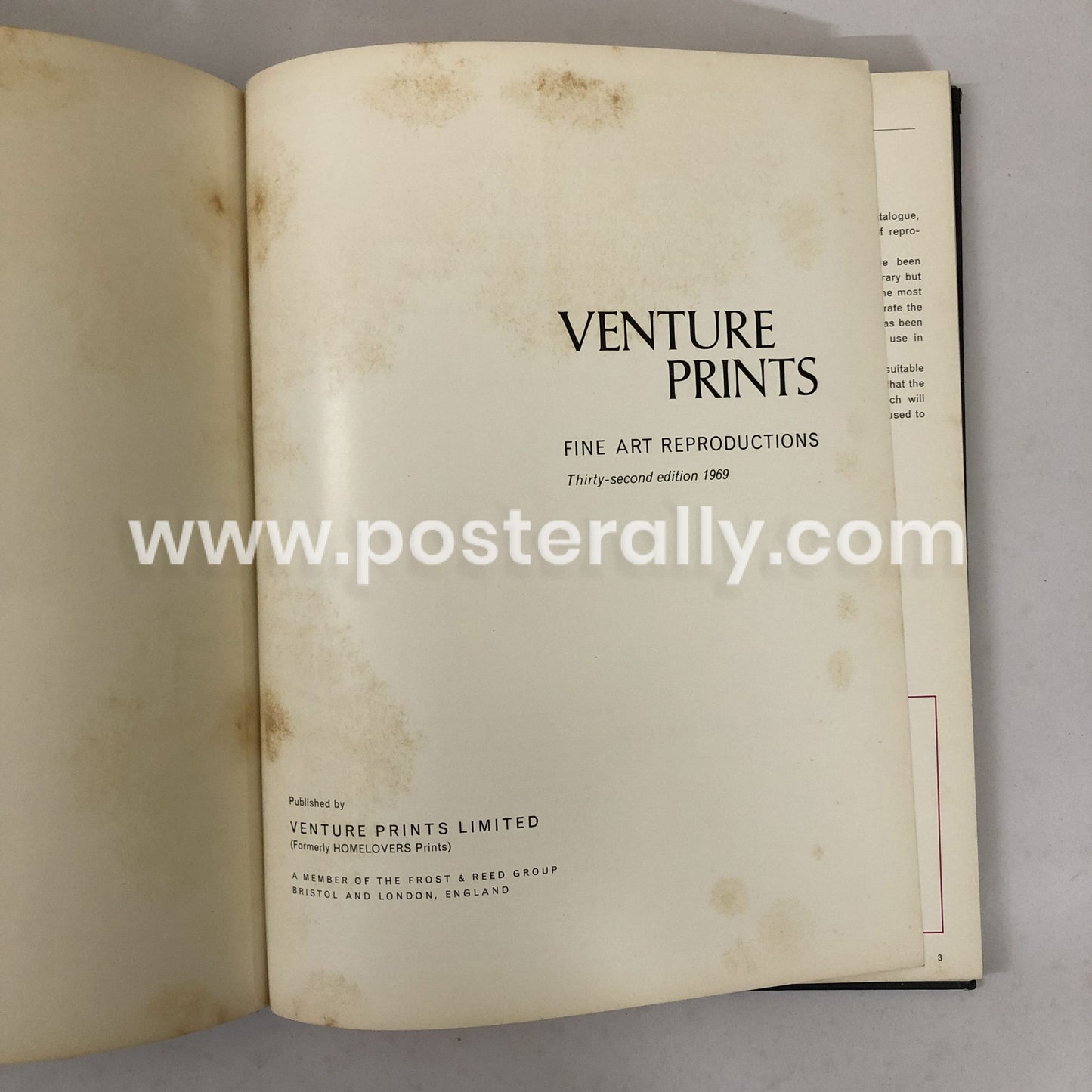 Venture Prints Thirty-Second Edition Fine Art Reproductions