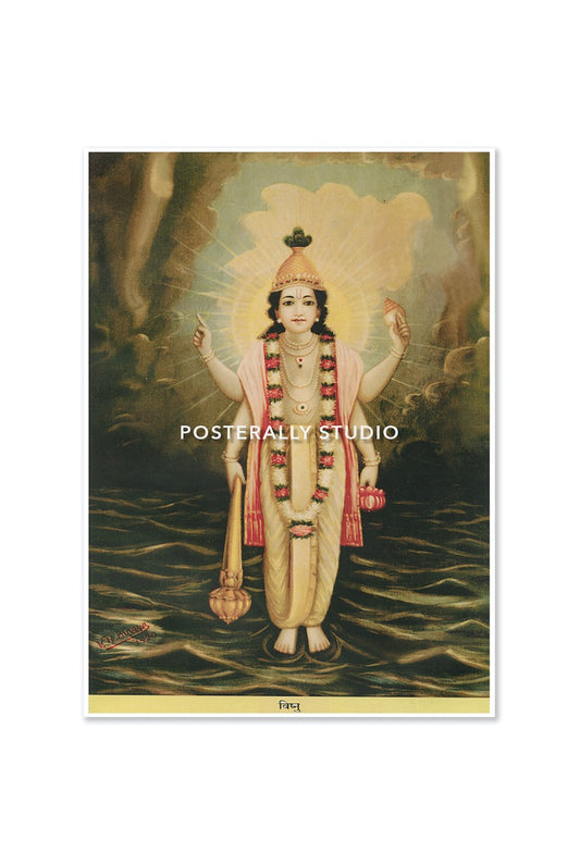 Vishnu by Raja Ravi Varma