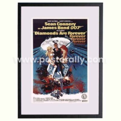 Diamonds are Forever Movie Poster | James Bond | Buy Hollywood Posters Online | Vintage movie posters for sale