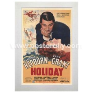 Holiday Movie Poster | Buy Hollywood Posters Online | Vintage Movie Posters for sale | Katherine Hepburn Movie Poster
