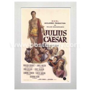 Julius Caesar movie Poster | Buy Hollywood Posters online | Marlon Brando | Vintage Movie Posters for sale