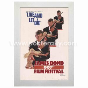Live and Let Die Movie Poster | James Bond Poster | Buy Hollywood Posters Online | Vintage Movie Posters | Old movie Posters