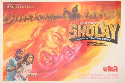 Sholay original movie poster Amitabh Bachchan Posters Dharmendra Posters