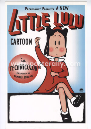 Little Lulu | Vintage Hollywood Posters | Cartoon Posters | Kids Room Posters
