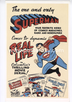 Superman Cartoon | Vintage Hollywood Posters | Cartoon Posters | Kids Room Posters
