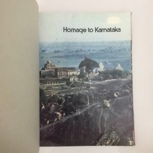 Homage to Karnataka by Dr. Saryu Doshi. Buy vintage and rare books, limited edition books, collectable coffee table books online India, at best prices.