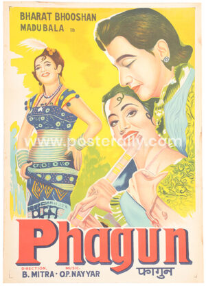 Phagun Original Movie Poster. Buy Original Bollywood Posters online, Vintage Bollywood Posters, Movie Posters online, Bollywood memorabilia for sale.