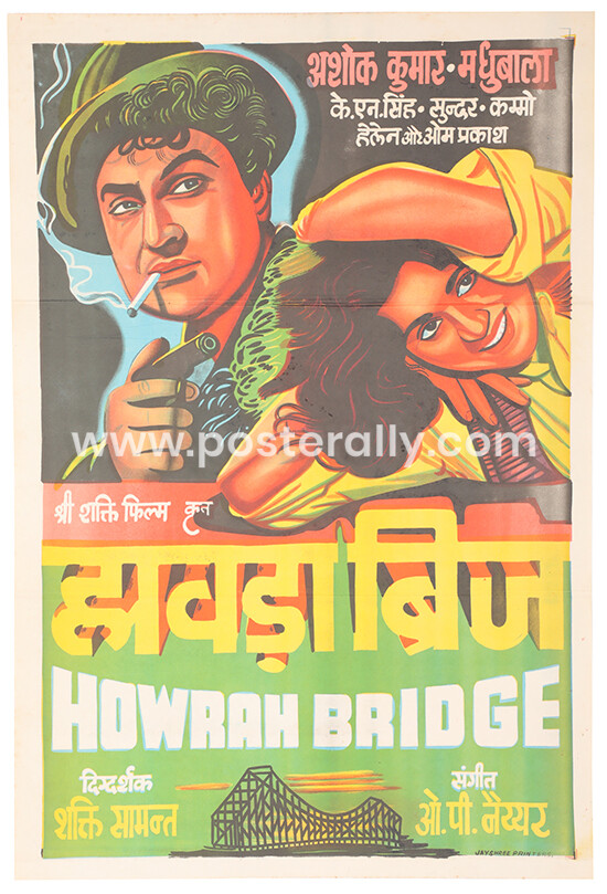 Buy Howrah Bridge (1947) Original Bollywood Movie Poster - Posterally  Studio, Biggest collection of Original Bollywood Posters for sale, Vintage  Bollywood Posters, Old Hindi Movie Posters