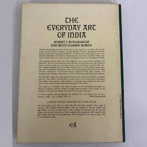 Buy The Everyday Art of India by Robert F. Bussabarger & Betty D. Robins. Buy New and Used Books Online. Collectible Vintage Books, Rare coffee table books.