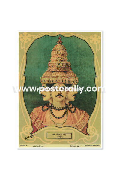 Buy Raja Ravi Varma Prints online. Shri Trayambke Dhar Nashak by Raja Ravi Varma. Shop Bollywood posters, vintage prints and rare books online.