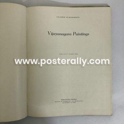 Vijayanagara Paintings by Calambur Sivaramamurti. Buy Rare Books Online. Collectible Vintage Books, Rare coffee table books online. Vintage Indian Art Books