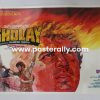 Buy Sholay 1975 Original Bollywood Movie Poster. Starring Sanjeev Kumar, Dharmendra, Amitabh Bachchan, Hema Malini, Jaya Bachchan, Amjad Khan. Directed by Ramesh Sippy.